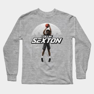 Collin Sexton Utah Skyline Long Sleeve T-Shirt